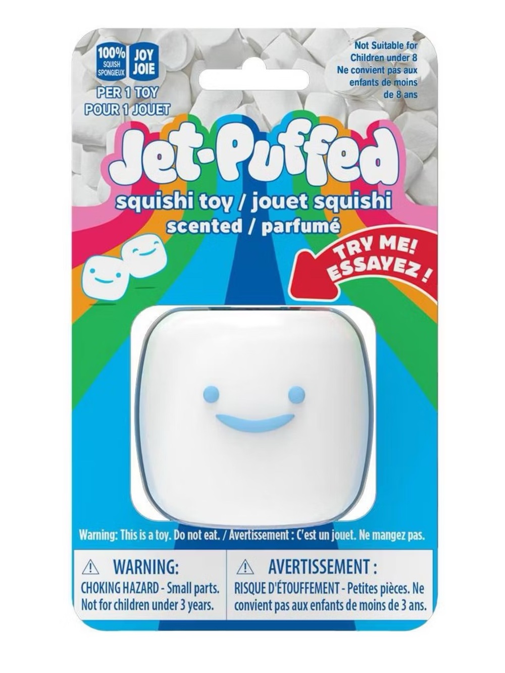 NEW! JET-PUFFED MARSHMALLOW SQUISHY TOY!